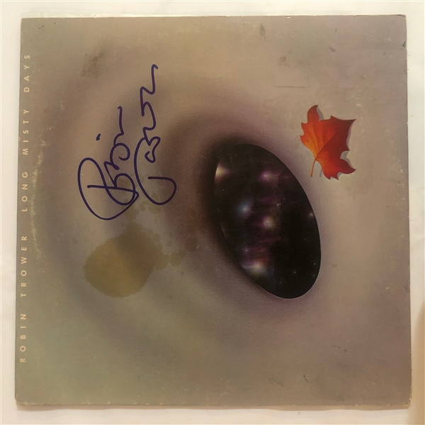 Robin Trower In-Person Signed "Long Misty Days" Record Album (John Brennan Collection)(Beckett/BAS Guaranteed)
