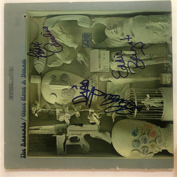The Rascals Group Signed "Once Upon A Dream" Record Album (4 Sigs)(John Brennan Collection)(Beckett/BAS Guaranteed)