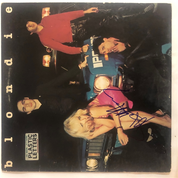 Blondie: Debbie Harry Signed "Plastic Letters" Album Cover (John Brennan Collection)(Beckett/BAS Guaranteed)