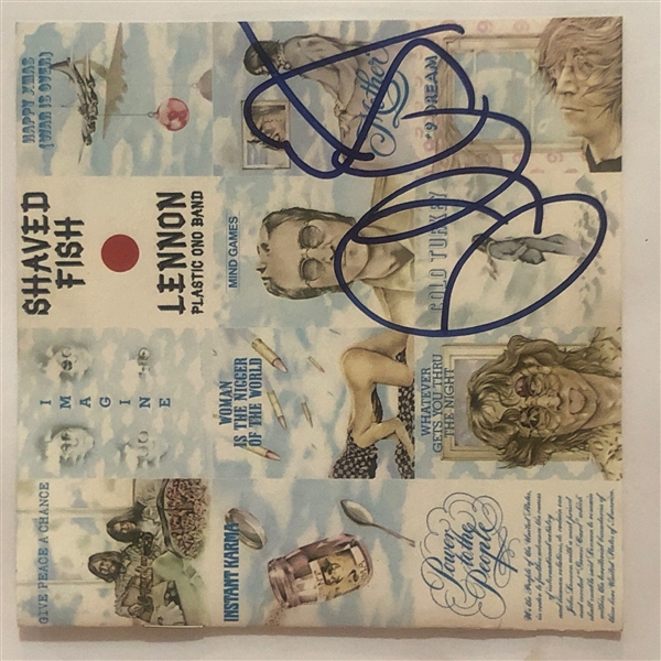 Phil Spector Signed "Shaved Fish" CD Booklet (John Brennan Collection)(Beckett/BAS Guaranteed)