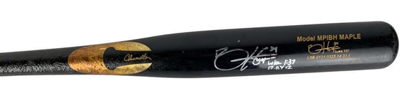 Bryce Harper Signed 2014 Game Used Chandler Model Bat (PSA/DNA)