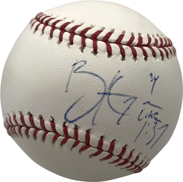Bryce Harper Signed Pre-Rookie OML Baseball (PSA/DNA Rookie-Graph)