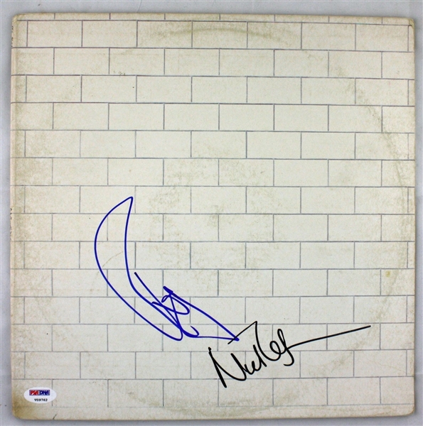 Pink Floyd: Roger Waters & Nick Mason Signed "The Wall" Album (PSA/DNA Graded MINT 9 & Floyd Authentic LOAs)