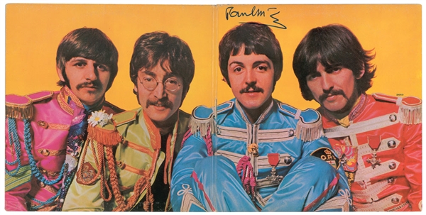 The Beatles: Paul McCartney Near-Mint Signed "Sgt. Peppers" Album w/ Rare Gatefold Autograph! (Beckett/BAS)