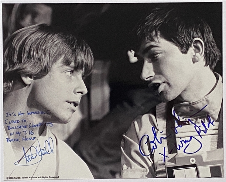 Star Wars: Mark Hamill 10” x 8” Signed Photo with Great Inscription from “A New Hope” 