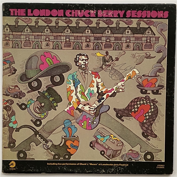 Chuck Berry In-Person Signed “The London Chuck Berry Sessions” Record Album (John Brennan Collection) (Beckett/BAS Guaranteed)
