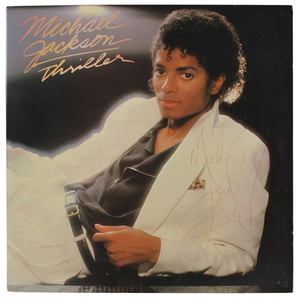 Michael Jackson Signed "Thriller" Record Album with Desirable Early 80s Autograph (JSA)