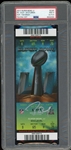 Tom Brady Signed Super Bowl LI Game Ticket :: PSA Graded MINT 9 Ticket with MINT 9 Autograph