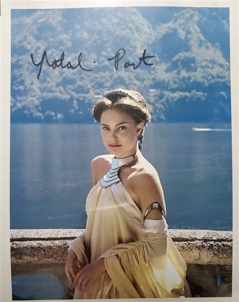 Star Wars: Natalie Portman Signed 6.25" x 9" Color Print as Queen Amidala! (#1)(Beckett/BAS Guaranteed)