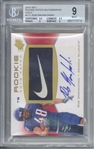 Rob Gronkowski Signed ONE of ONE 2010 SPx Gold Patch Rookie Card (Beckett/BGS Graded 9 w/ 10 Auto)