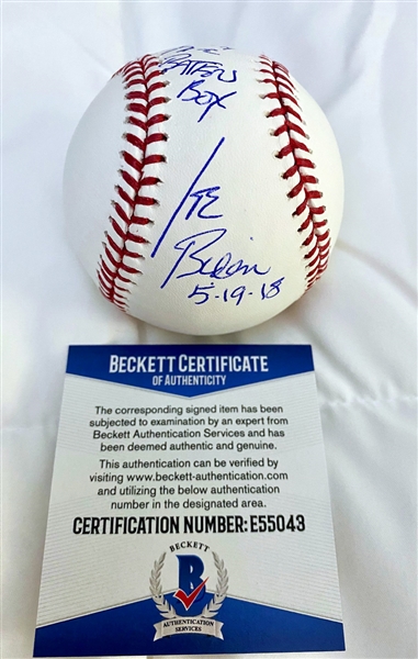 President Joe Biden Single Signed OML Baseball with One-of-A-Kind Inscription (Beckett/BAS COA)