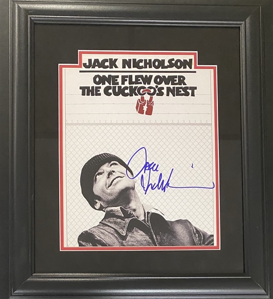 Jack Nicholson “One Flew Over The Cuckoo’s Nest” Signed 11” x 14” Photo (BAS Guaranteed)