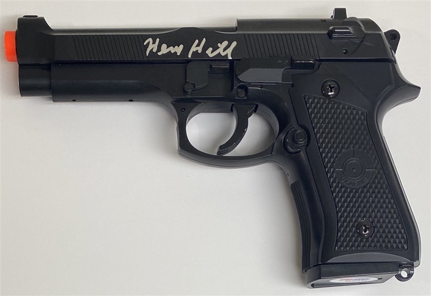 “Goodfellas” Henry Hill Signed Replica Gun (PSA Authentication)
