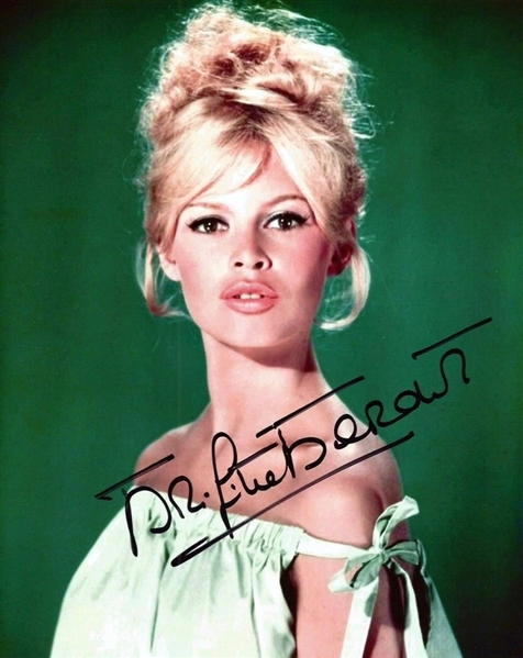 Brigitte Bardot Signed 8" x 10" Color Photo (Beckett/BAS COA)