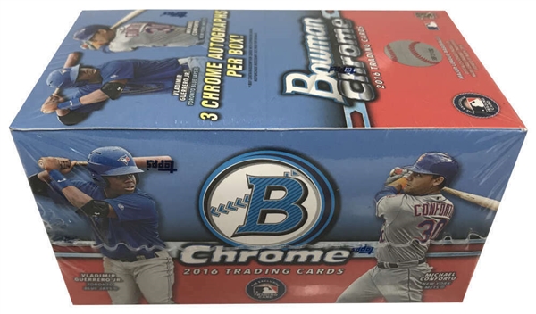 2016 Bowman Chrome Baseball Vending Box - Factory Sealed!