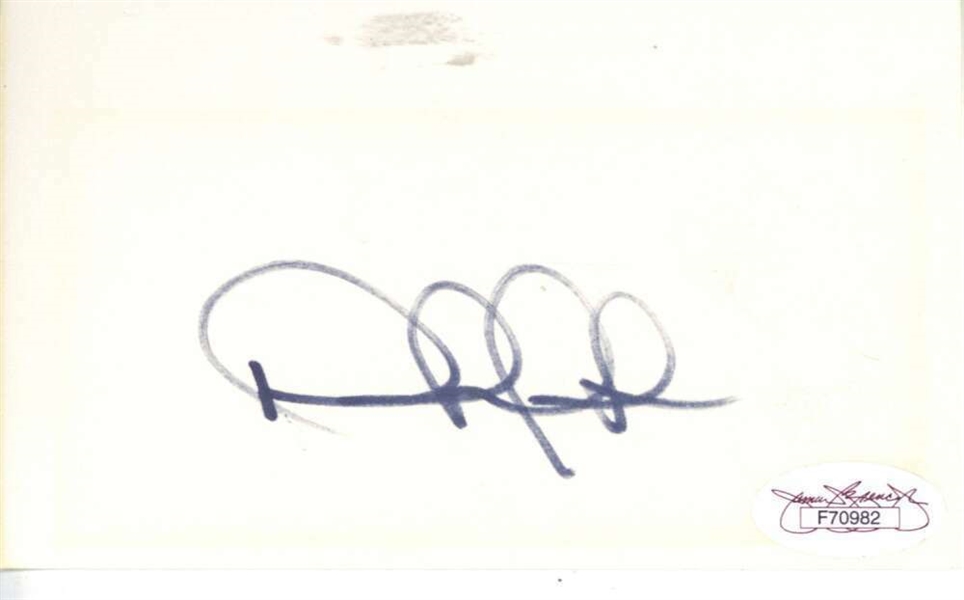 Derek Jeter Rookie-Era Signed 3" x 5" Index Card (JSA)