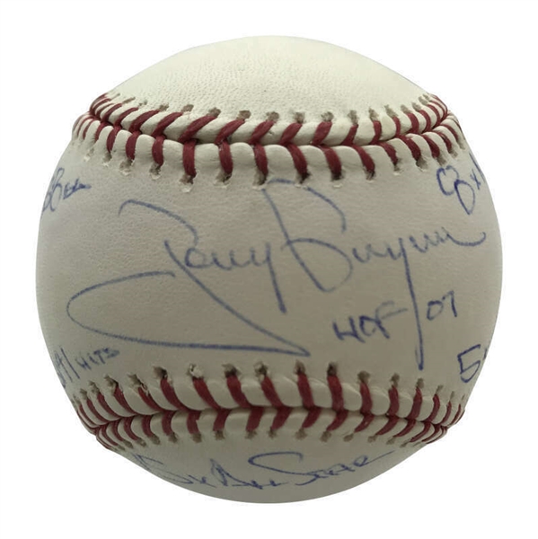 Tony Gwynn Signed & Stat Inscribed OML Baseball (PSA/DNA)