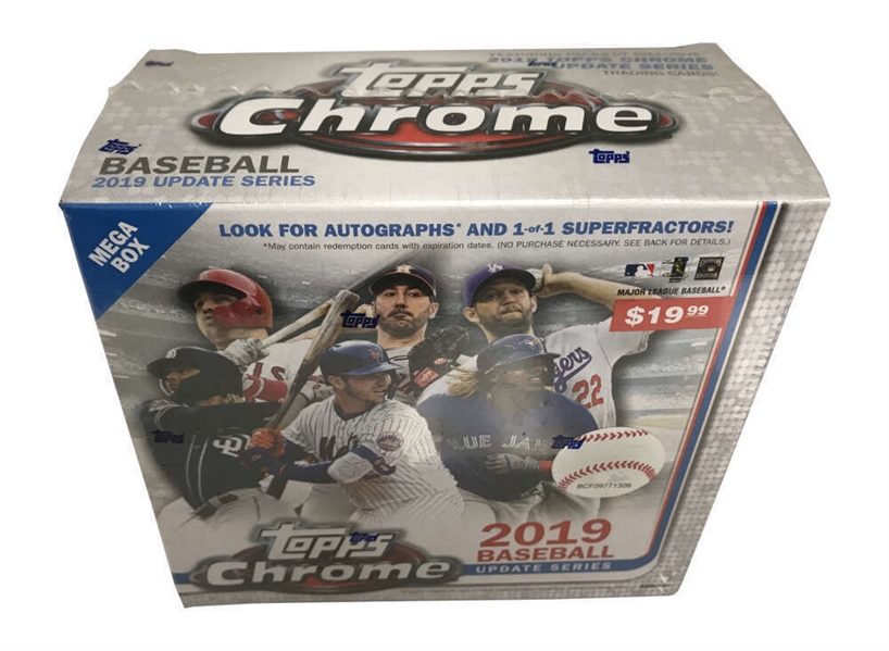 2019 Topps Chrome Update Baseball Mega Box - Factory Sealed!