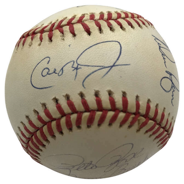 All Century Team Multi-Signed OAL Baseball w/ 12 Signatures (Beckett/BAS)
