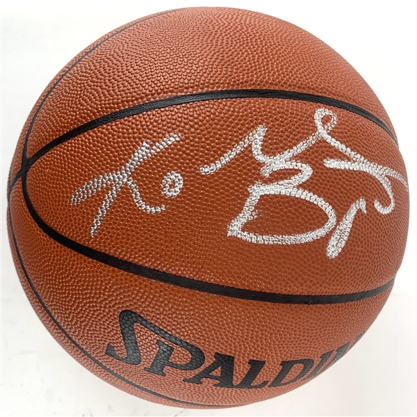Kobe Bryant Signed Spalding NBA Leather Game Model Basketball with Desirable Silver Autograph (Beckett/BAS LOA)