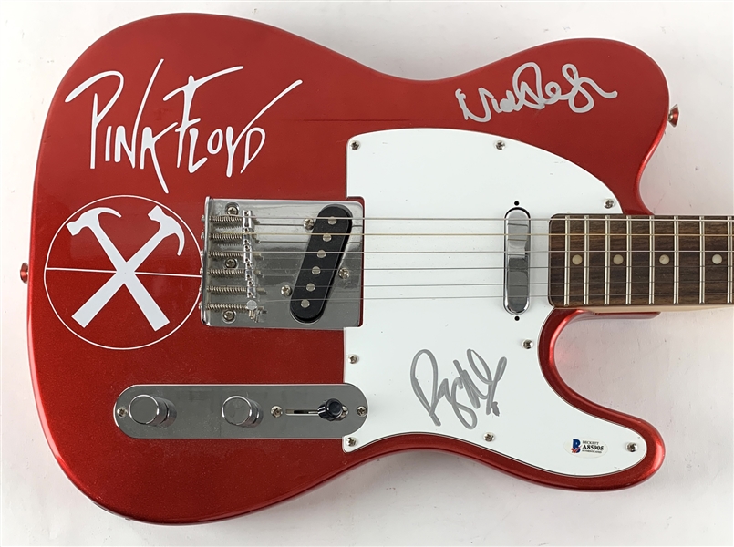 Pink Floyd: Roger Waters & Nick Mason Signed Telecaster Style Electric Guitar (Beckett/BAS LOA)