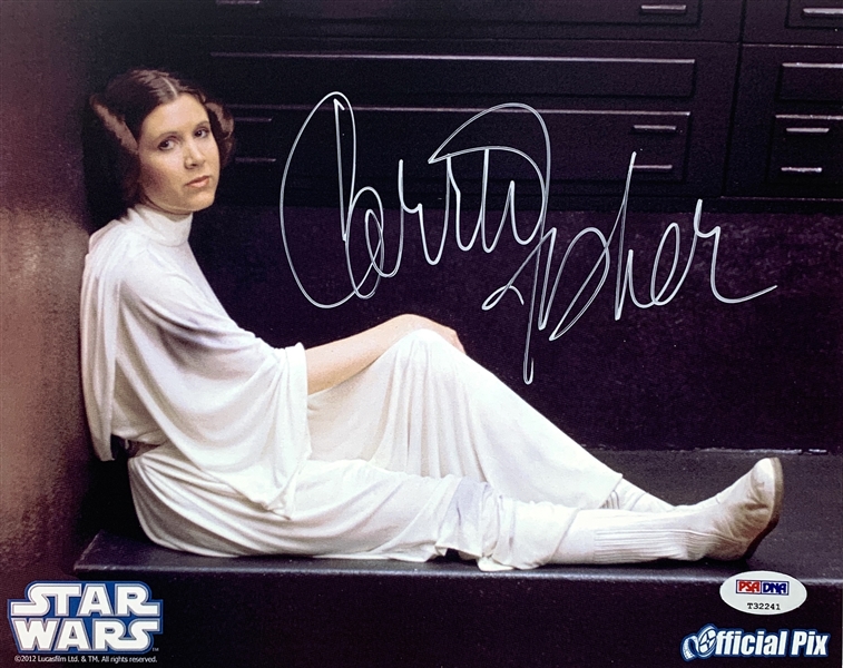 Carrie Fisher Signed 8" x 10" Color Photo from "A New Hope" (PSA/DNA)