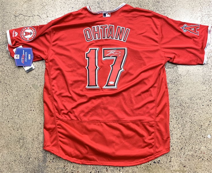 Shohei Ohtani Signed Los Angeles Angels Signed Jersey (PSA/DNA)