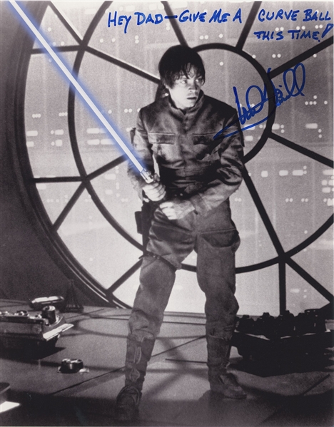 Star Wars: Mark Hamill 8” x 10” Signed Photo from “The Empire Strikes Back” With Great Inscription (Beckett/BAS Guaranteed)