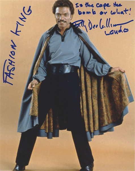 Star Wars: Billy Dee Williams "Lando Calrissian” 8” x 10” Signed Photo from “The Empire Strikes Back” (Beckett/BAS Guaranteed)