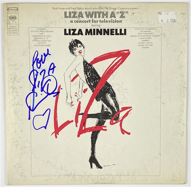 Liza Minnelli In-Person Signed “Liza With a ‘Z’” Album Record (John Brennan Collection) (BAS Guaranteed)