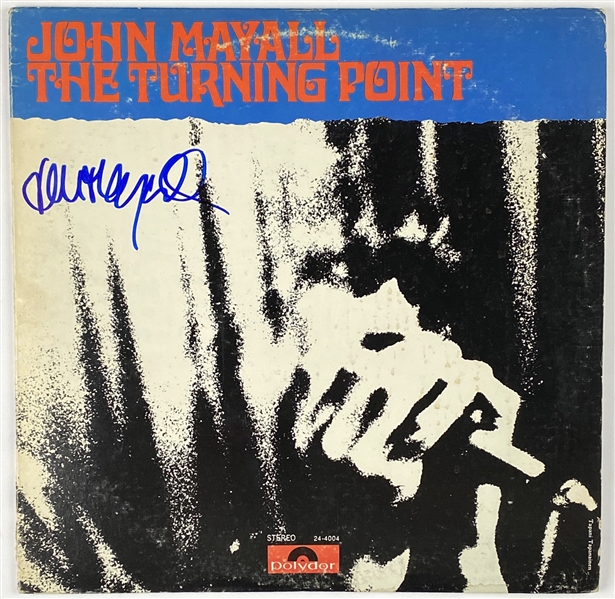 John Mayall In-Person Signed “The Turning Point” Album Record (John Brennan Collection) (BAS Guaranteed)