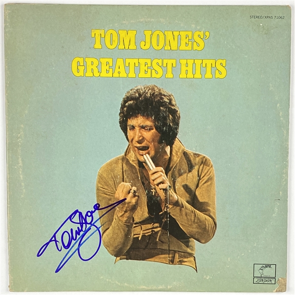 Tom Jones In-Person Signed “Tom Jones’ Greatest Hits” Album Record (John Brennan Collection) (JSA Cert & BAS Guaranteed)