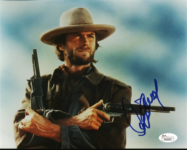 Clint Eastwood Superb Signed 8" x 10" Color Photo from "The Outlaw Josey Wales" (JSA LOA)