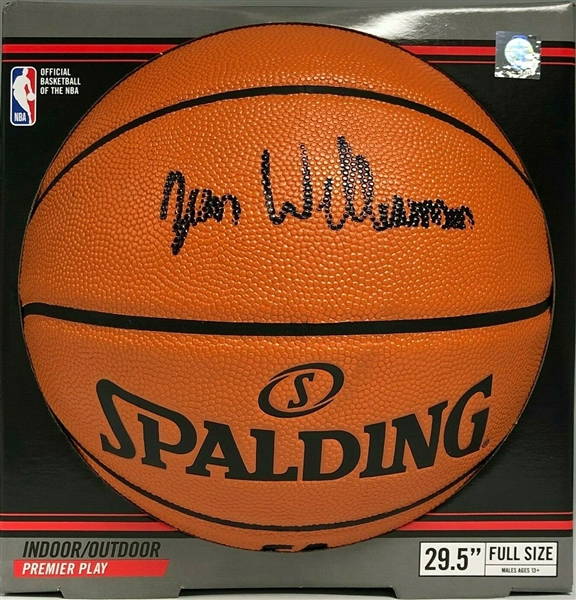 Zion Williamson Signed Spalding NBA Composite Game Series Basketball (Fanatics COA & Beckett/BAS LOA)