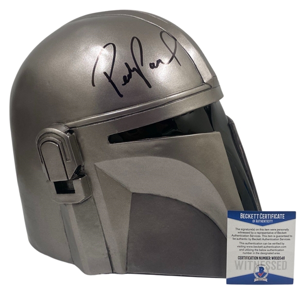 The Mandalorian: Pedro Pascal Signed Mandalorian Replica Helmet (Beckett/BAS COA)