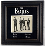 The Beatles Group Signed 8" x 10" Dezo Hoffmann Original Vintage Photograph in Custom Framed Display (Caiazzo)