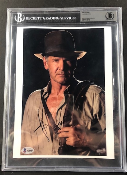 Harrison Ford Signed 8" x 10" Photo (Beckett/BAS Encapsulated)