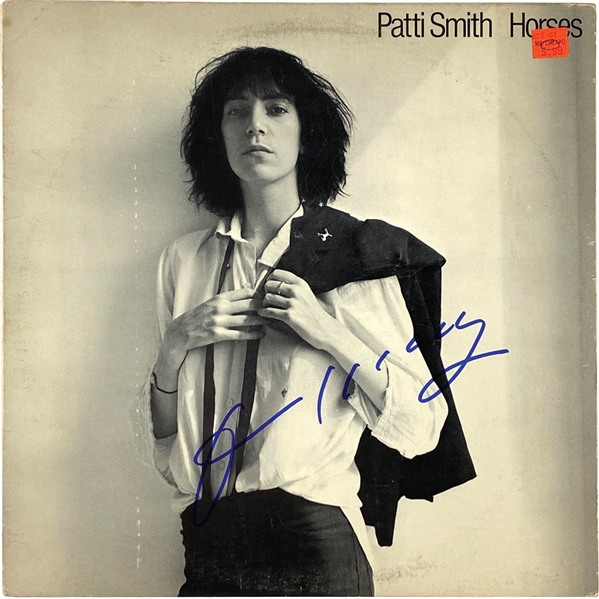 Patti Smith In-Person Signed “Horses” Album Record (John Brennan Collection) (Beckett/BAS Guaranteed) 