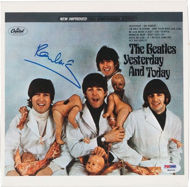 The Beatles: Paul McCartney ULTRA RARE Signed "Butcher Cover" Contemporary Album Box (PSA/DNA)