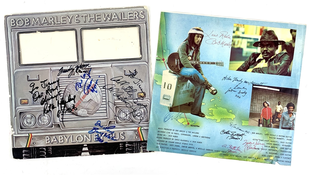 Bob Marley & The Wailers ULTRA RARE Signed "Babylon By Bus" Record Album & Album Sleeve (Beckett/BAS Guaranteed)