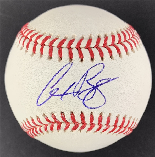 Alex Bregman Single Signed OML Baseball (PSA/DNA)