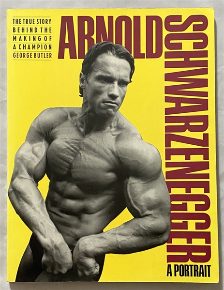 Arnold Schwarzenegger "A Portrait" 1st Edition Signed Book!  (Beckett/BAS Guaranteed)