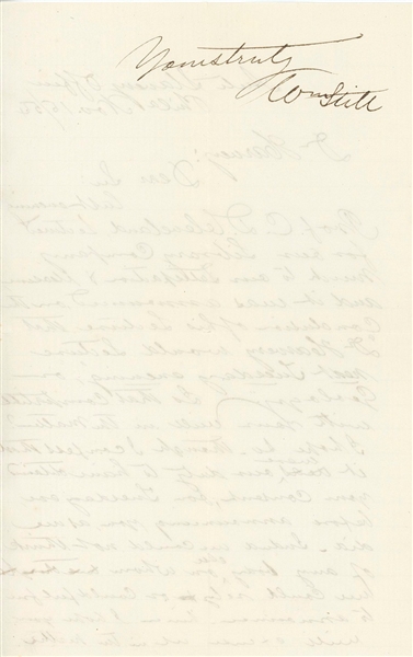William Still Chairman of Anti-Slavery Society 1854 Autograph Letter Signed (Beckett/BAS Guaranteed) 