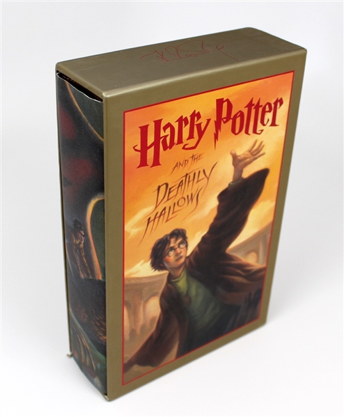 J.K. Rowling “Harry Potter and the Deathly Hallows” Deluxe US First Edition Book Signed on Slipcase (Beckett/BAS Guaranteed) 