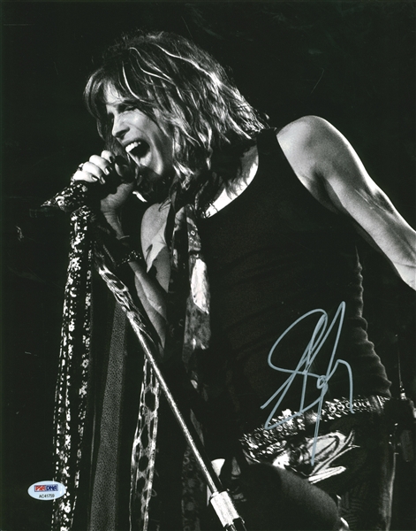 Aerosmith: Steven Tyler Signed 11" x 14 Photograph (PSA/DNA)