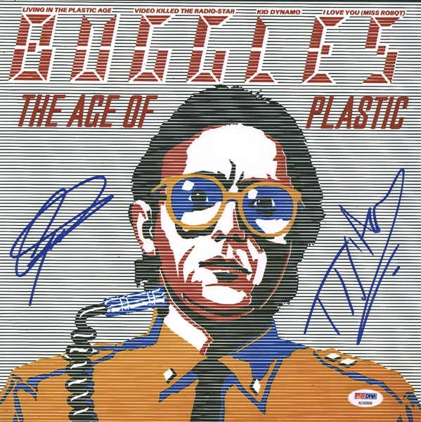 The Buggles: Geoff Downes & Trevor Horn Signed 12" x 12" Photograph (PSA/DNA)