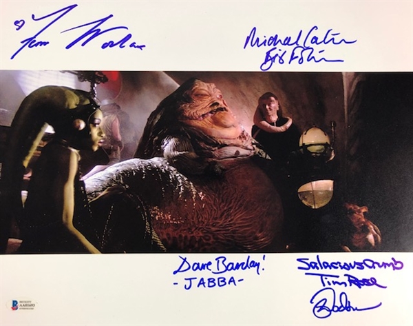 Star Wars: Return of the Jedi 14" x 11" Photograph Signed by: Taylor, Carter, Dodson, Rose, and Barclay (Beckett/BAS)