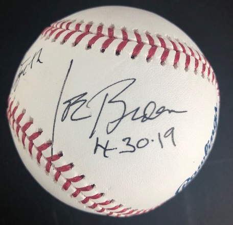 Joe Biden Signed & Inscribed Baseball (Beckett/BAS Guaranteed)