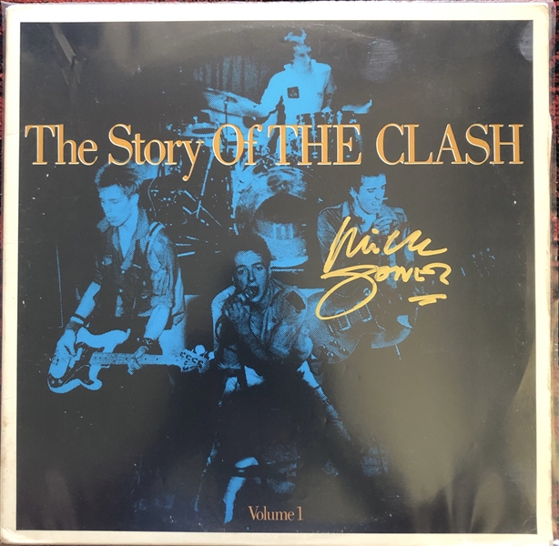The Clash: Mick Jones Signed "The Story of the Clash - Volume 1" Double Album (Beckett/BAS Guaranteed)