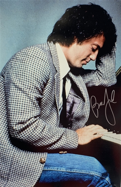 Billy Joel Superb Signed 12" x 18" Color Photo (Beckett/BAS Guaranteed)